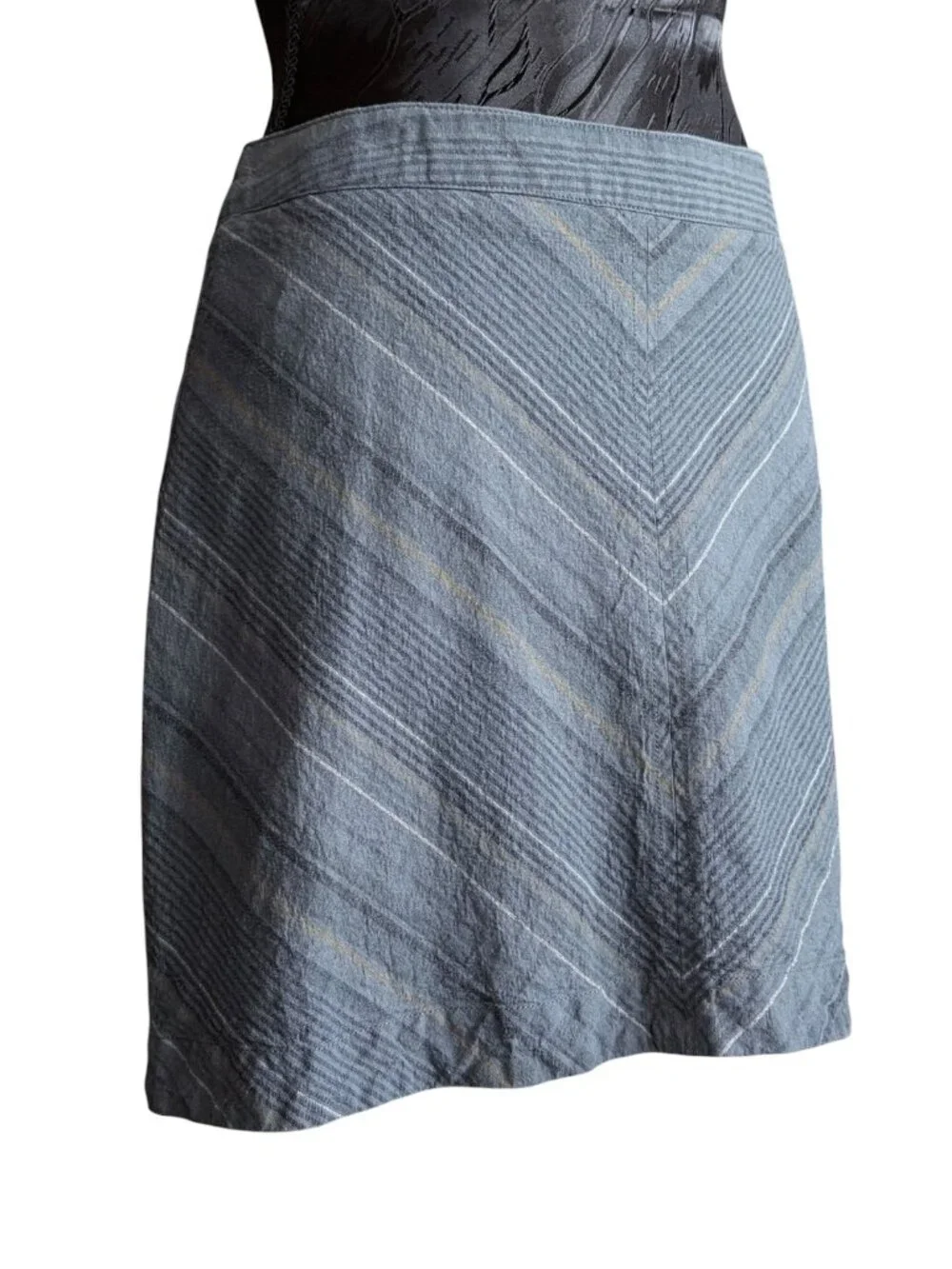 Free People Boho Tiered Cotton Midi Maxi Skirt Medium Multi-Color